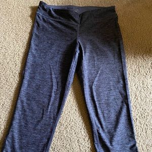 Heather blue cropped leggings size M
